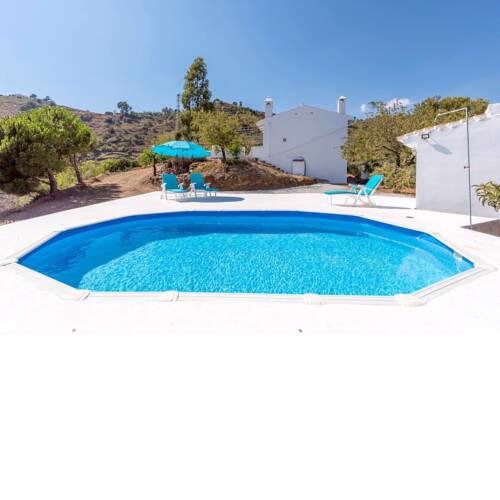 Villa with 3 bedrooms in Competa with wonderful sea view private pool furnished terrace 15 km from the beach
