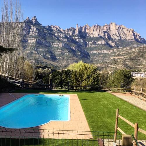 Villa with 3 bedrooms in Monistrol de Montserrat with wonderful mountain view private pool furnished terrace
