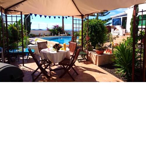 Villa with 3 bedrooms in Oroteanda Baja with wonderful sea view private pool enclosed garden