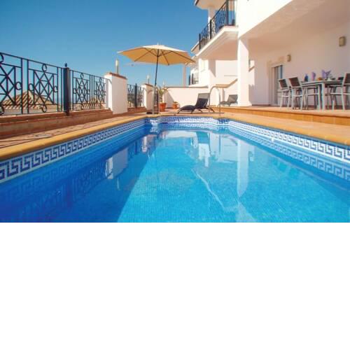 Villa with 3 bedrooms in Torrox with wonderful sea view private pool terrace 1 km from the beach