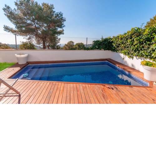 Villa with 4 bedrooms in Canyelles with wonderful sea view private pool furnished terrace 9 km from the beach