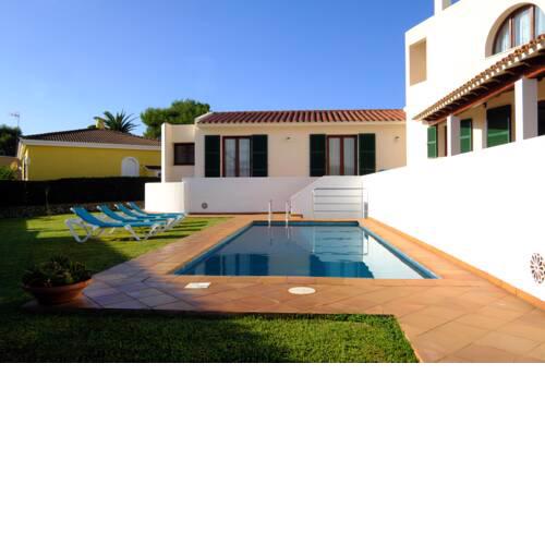 Villa with 4 bedrooms in Ciutadella de Menorca with private pool enclosed garden and WiFi 300 m from the beach
