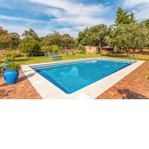 Villa with 4 bedrooms in Cortegana with wonderful mountain view private pool and enclosed garden