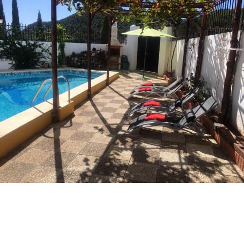 Villa with 4 bedrooms in Granada with wonderful mountain view private pool enclosed garden 30 km from the beach