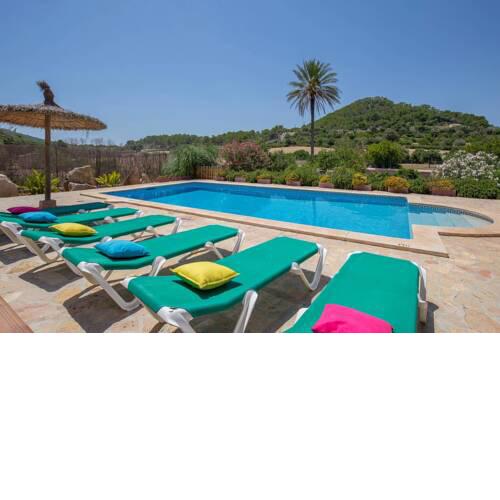 Villa with 4 bedrooms in Illes Balears with private pool enclosed garden and WiFi 14 km from the beach