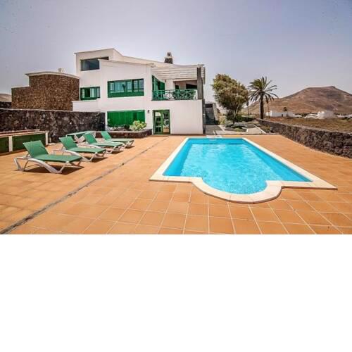 Villa with 4 bedrooms in Yaiza with wonderful mountain view private pool furnished terrace