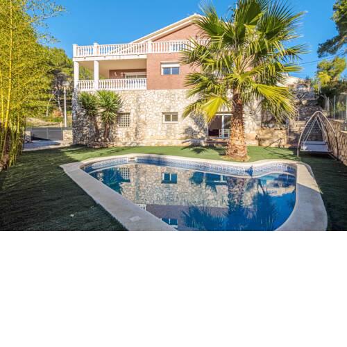 Villa with 5 bedrooms in Olivella with wonderful mountain view private pool enclosed garden 13 km from the beach
