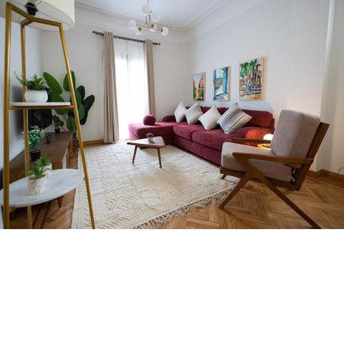 Vintage High Ceiling Apt in the Heart of Cairo