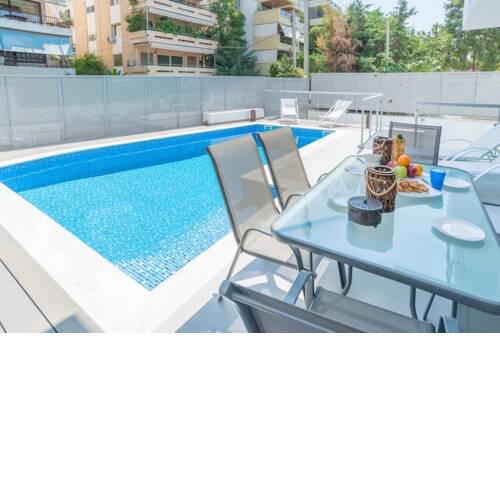 Voula luxury 2-level apartment with private pool (VOU2180)
