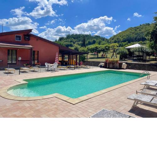 Welcoming holiday home in Urbania with pool