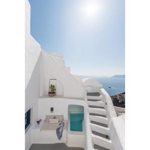 White cellar cave houses oia by Cycladica