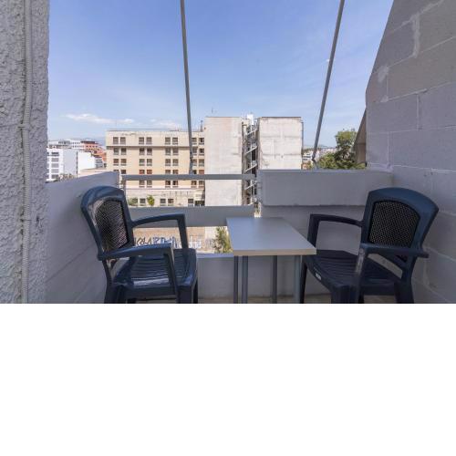 Wide space apartment with city view