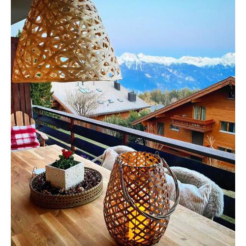 Window on Crans Montana, Appartement avec vue sur les Alpes