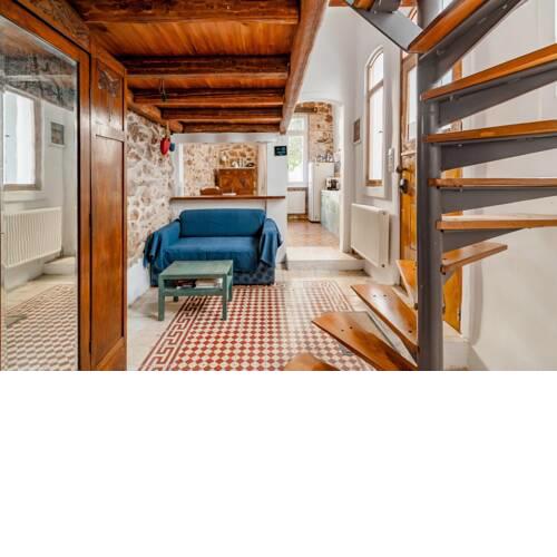 Wood and Stone Apartment