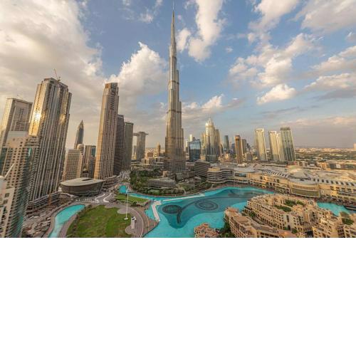 WORLD CLASS 3BR with full BURJ KHALIFA and FOUNTAIN VIEW