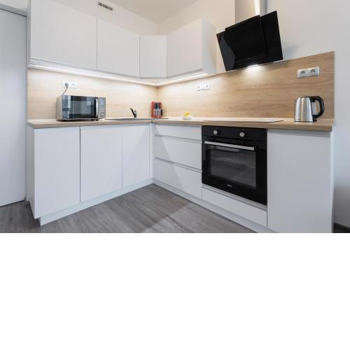 Yellow apartment with PARKING
