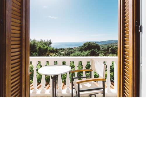 Zante Panorama Seaescape Home Cozy Master Suite