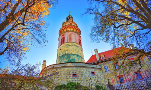 Český Krumlov poblíž centra a krásného zámku v Penzionu Golden Crown *** se snídaní formou bufetu