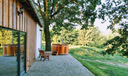 Jižní Čechy v resortu Andělský Dvůr s polopenzí, hřištěm a vyžitím pro děti