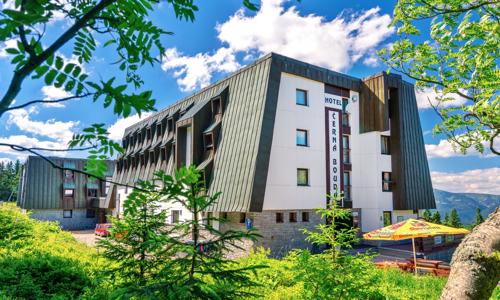Krkonoše na vrcholu Černé hory s nádherným výhledem na Sněžku v Hotelu Černá Bouda *** s polopenzí