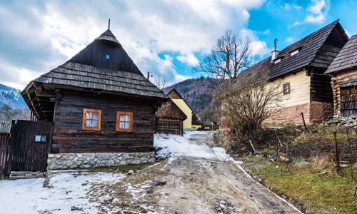 Liptov v Penzionu pod Vlkolíncom u nádherného skanzenu (UNESCO) se snídaní