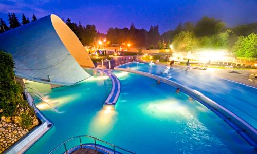 Miskolc nedaleko jeskynních lázní v Park Hotelu *** s neomezeným wellness, půjčením kol a polopenzí