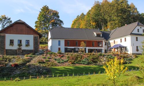 Nízký Jeseník u přehrady Kružberk: Relax Pension Schönwald *** s wellness, kávou a dezertem + snídaně