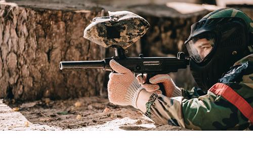 Paintball s kompletní výbavou a střelivem až pro 12 osob