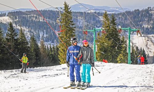 Polské Beskydy: Parádní zimní pobyt u ski areálů v Hotelu Alpin *** s polopenzí, wellness a skibusem
