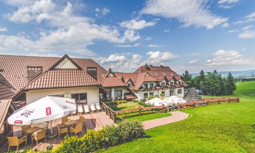 Polské Beskydy u lázeňského městečka Rabka-Zdroj v Kompleks Beskid *** s neomezeným wellness a polopenzí