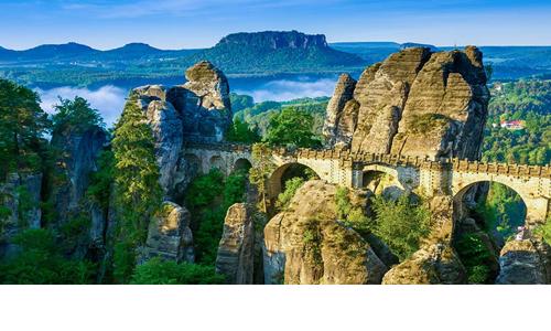 Skalní most Bastei v Saském Švýcarsku s plavbou lodí na 1 den