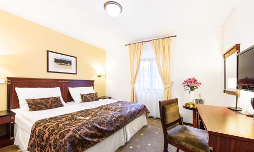 Třebíč: Hotel U Černého orla **** s polopenzí a vstupy do aquaparku, baziliky sv. Prokopa a synagogy (UNESCO)