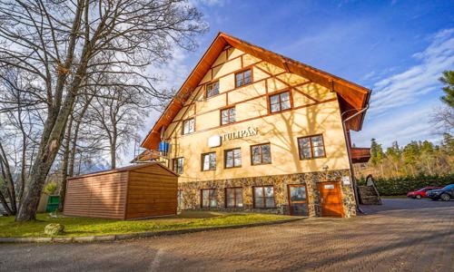 Vysoké Tatry 1 km od skiareálu v Hotelu Tulipán *** s wellness a polopenzí